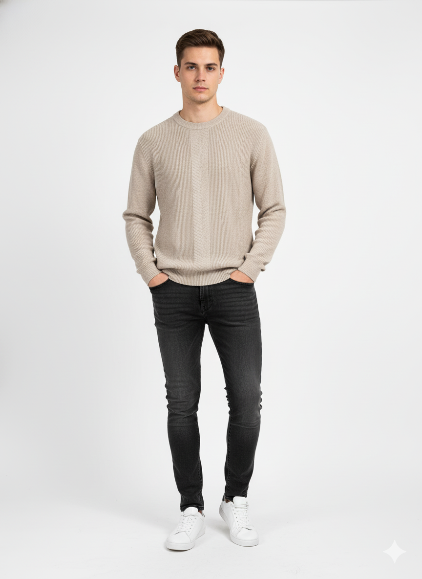 Essential Premium Rib Knit Sweater