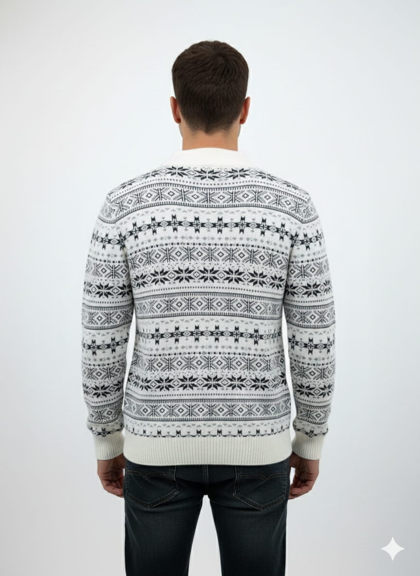 Cozy Nordic Pattern Sweater